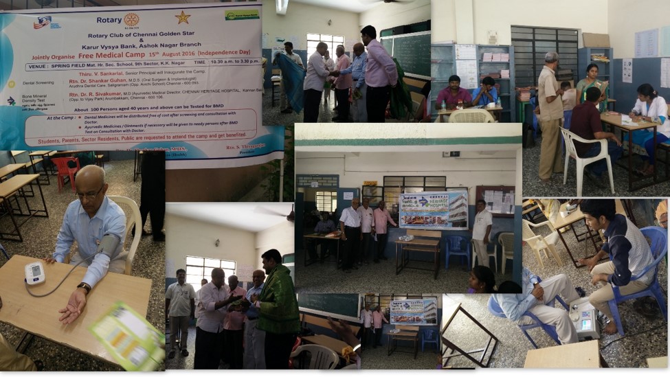 Chennai Heritage Hospital Camp Activites